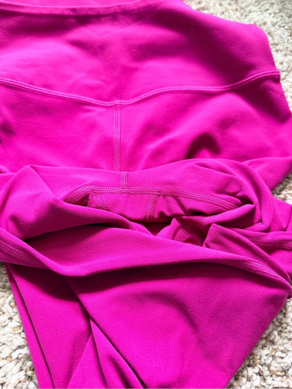 EUC Lululemon Groove Super-High-Rise Flared Pant Nulu Magenta Purple
